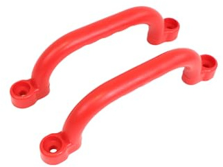 Gartenwelt Riegelsberger Haltegriffe Handgriffe 250x75mm rot für Spielanlagen paarweise