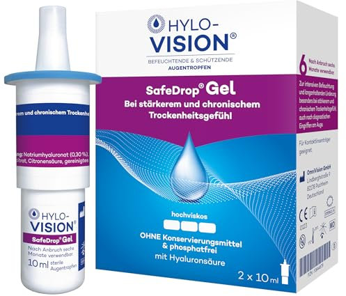 HYLO-VISION SafeDrop Gel Augentropfen 2X10 ml