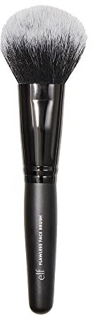e.l.f. Flawless Face Brush, Synthetic Make-up Brush for Contour & Definition, Great for Powder, Blush & Bronzer, Vegan & Cruelty-Free