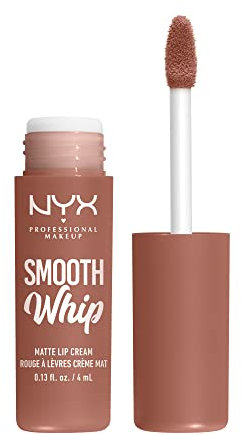 NYX Professional Makeup Liquid Lipstick, Matte Lip Cream, Ultra-Vibrant Shades, With Shea & Cocoa Butter, Smooth Whip, Shade: Pancake Stacks