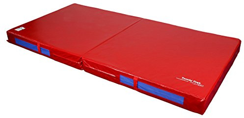 Tumbl Trak Soft Mat Crash Pad, 5ft x 10ft x 8in Single Density Foam Cushion for Gymnastics Tumbling Mat, Parkour, Cheer, Dance, Martial Arts and Kids Sensory Play