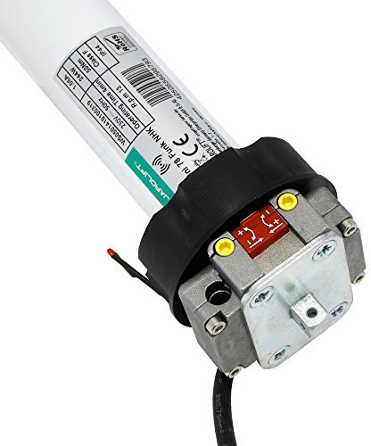 jarolift Moteur tubulaire pour store banne/store terrasse type UNI 78 radiocommandé avec manœuvre de secours + adaptateur pour tube rond 85 mm (TD2410)