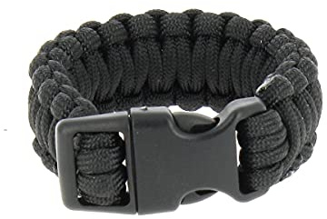 Mil-Tec Pulsera-16370202 Pulsera Negro S