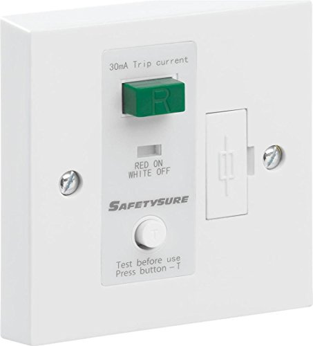 SafetySure RCD Spur White 1 Gang 13A 30mA