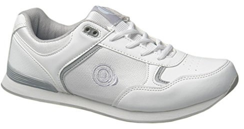 Dek Kitty Womens Bowling Lace up Shoes White Size 5 UK