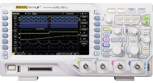 Rigol DS1104Z-S Plus Digital Oscilloscope 100MHz 4 Channel 1 GSa/s 24 Mpts 8 Bit Digital Memory (DSO)