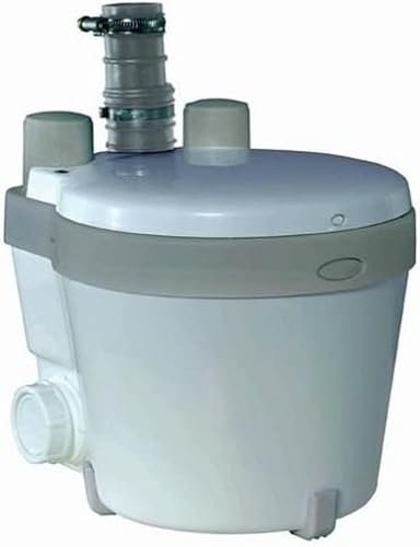 Setma Brauchwasser-Hebeanlage Watersan 10 bis 40° C., ohne WC-Einlauf, energiesparendes APFS-System, für Dusche, Waschtisch, Spüle