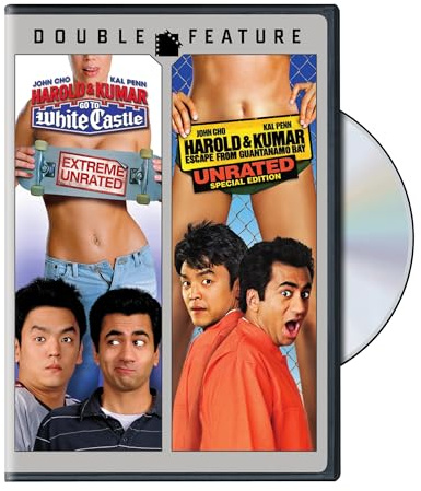 Harold & Kumar Go White Castle & Escape Guantanamo [DVD] [Region 1] [US Import] [NTSC]