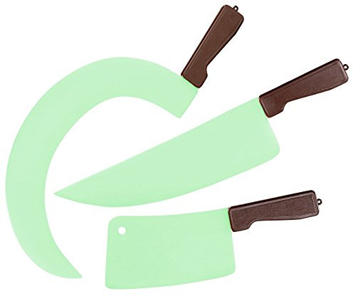 infactory 3 Couteaux phosphorescents Halloween