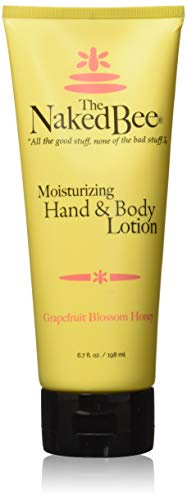 The Naked Bee Grapefruit Blossom Honey Hand & Body Lotion 6.7oz. Moisturising Skin Care. Hand & Body Lotion for Dry Skin. Body Skin Care & Hand Moisturiser. Hand Care & Body Care Moisturiser.