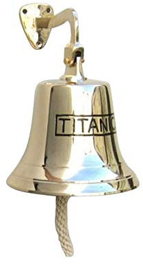 Nagina International Solid Brass Ships TITANIC Bell, Jumbo - Nautical Decor