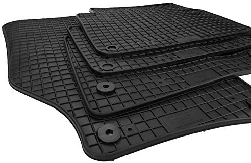 kfz-premiumteile24 Gummimatten kompatibel mit Q7 4L Baujahr 2006-05/2015 Fußmatten Allwetter Automatten Premium Qualität 100% Passgenau 4-teilig mit Befestigungen