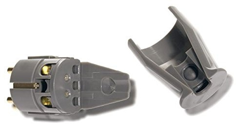 Supra Cables Stecker SW-EU, männlich 16-A-Schutzkontakt-Stecker, europäischer Standard