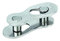 Connex Link, 6.5 mm, 9-Fach, Silber Ketten, One Size