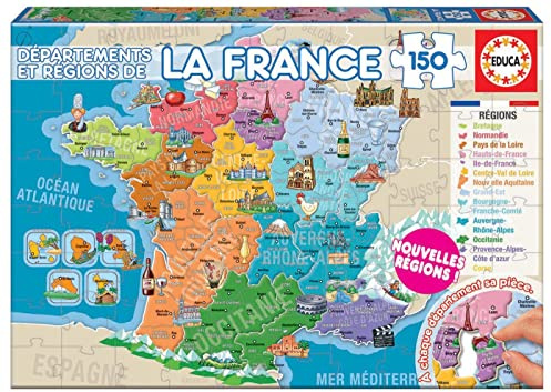 Educa Borrás – 17238 – 150 departments and regions of France