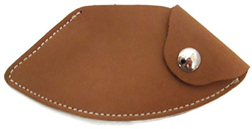 Cuchillo Ulu de cuero genuino vaina de calidad natural – para cuchillo de 6 pulgadas