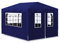 vidaXL Partyzelt 3x4m Blau Gartenzelt Zelt Festzelt Bierzelt Pavillon Garten
