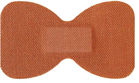 100 x Steroplast Fingerpflaster, Spitzenqualität, ultrarobust, für Fingerspitzen und Fingernägel, Schmetterlingsform, Wunde 7,2 cm x 4,2 cm