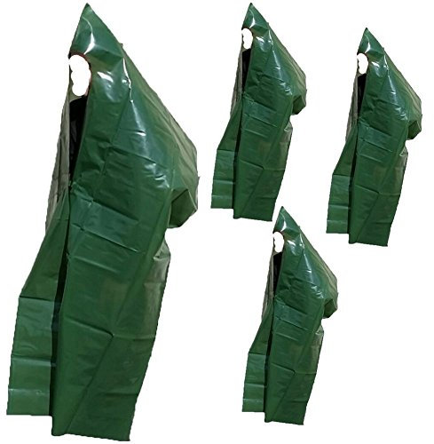 4 Stück NVA Poncho SBU 67 Regenschutz Nässeschutz Überwurf Armee DDR ABC Plane