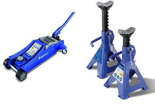 Michelin - Cric Idraulico 20 Quintali e Michelin 92417/009557 2 Treppiedi 20 Quintali