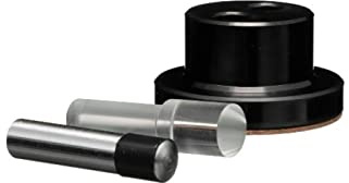 HHIP 8600-4120 Optical Center Punch Set – 3-Piece Precision Layout Tool with 9X Crosshair Lens, 3/8 Tempered Steel Punch, Aluminum Body, Cork Base, Fitted Case for Accurate Hole Positioning