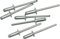 VOREL 70320 - remaches ciegos de aluminio 6.4x3.2mm 50pcs