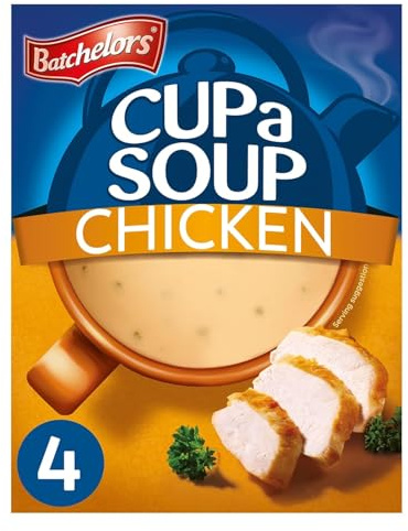 Batchelors Cup a Soup Chicken 4 Instant Soup Sachets 81g