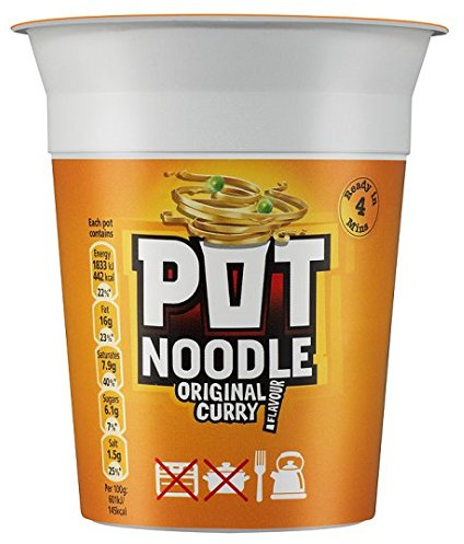 Original Curry Pot Noodle (Pack Of 12)