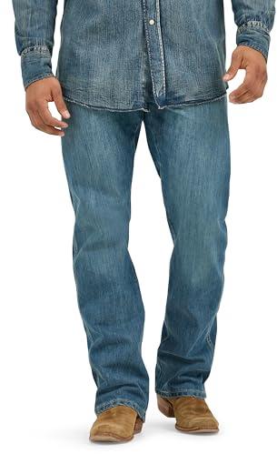 Wrangler Men's Retro Relaxed Fit Boot Cut Jean, Rocky Top, 30W x 32L