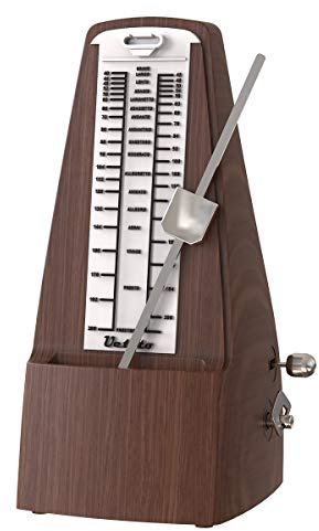 Mechanical Metronome Wood Grained Loud Sound/High Precision/No batteries Needed/for Piano/Guitar/Violin/Drum and Other Instruments (Tower design)