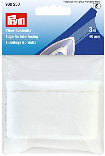 Prym Vlies-Kantenfix (bügeln) 40 mm weiß, Polyester