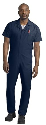 Red Kap Men's Speedsuit, Navy, Small