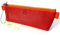 SONNENLEDER - hochwertiges Stiftemäppchen BERIT Farbe: Rot/Orange *Echtes Leder*