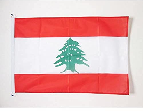 AZ FLAG - Flagge Libanon - 150x90 cm - Libanesische Fahne 90 x 150 Cm Aussenverwendung - Flaggen