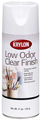 Krylon K07110 11-Ounce Low Odor Clear Gloss Finish Aerosol Spray