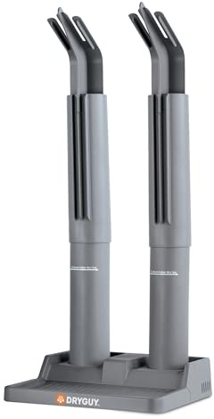 DryGuy Shoe, Boot, Garment & Gear Electric Dryer, Quick Drying for Ski, Work, Sports Equipment – Energy Efficient, Odor Eliminating Design, Home or Garage Use,2 Port, Silent Heat