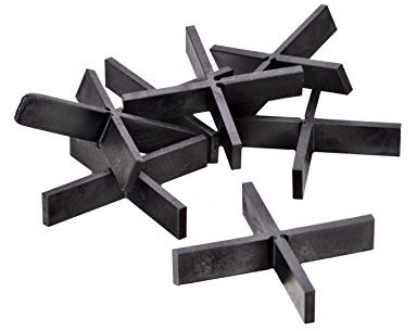 Fugenkreuze 3mm, Bauhöhe 20mm, 100 Stück im Beutel mit Sollbruchstelle für T Stück