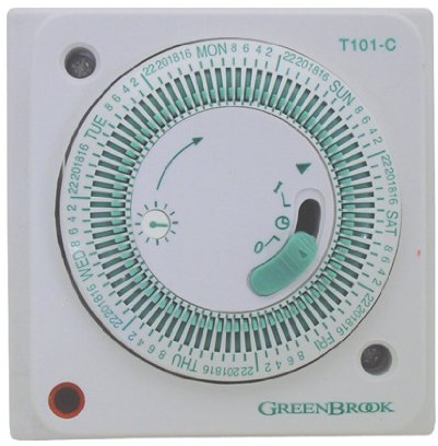 Greenbrook T101-C Socket Box Timer 7 Day Mechanical