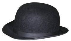 PARTY DISCOUNT Hut Melone/Bowler, schwarz, Einheitsgröße