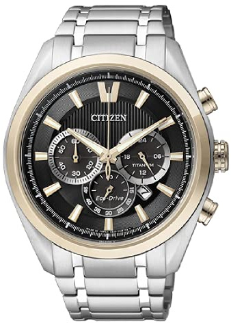 Citizen Herren Armbanduhr Chrono Super-Titanium 43MM