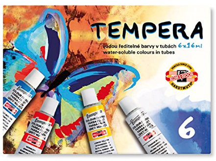Koh-I-NOOR 016254700000 16 ml Set von Tempera Farbe (Pack von 6)