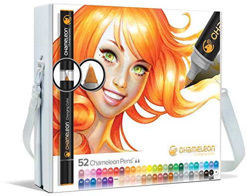 Chameleon Art Products - Marqueurs Chameleon Pens, 52 de luxe marqueurs à base d'alcool
