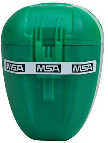 MSA MiniScape | Filter Fluchtgerät mit Mundstück und Nasenklemme | Notfall Flucht Atemschutz Maske | DIN 58647 ABEK | TabTec Filter | Passt in jede Tasche