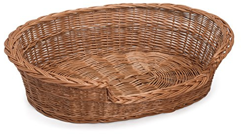 Prestige Wicker Dog Bed Basket, 65 cm