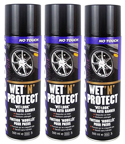 3 Stück No Touch Wet`n Protect 500 ML Reifenglanz