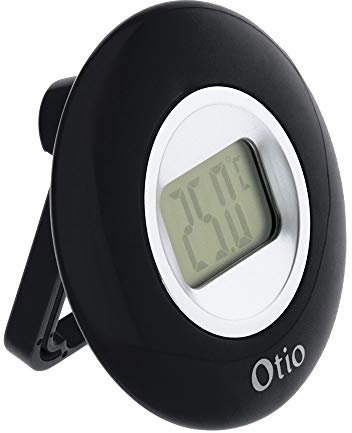 Thermomètre intérieur LCD - noir - Otio
