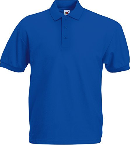 Fruit of the Loom Classic Poloshirt XL,Königsblau