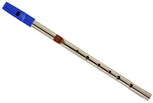 FOLK - Flageolet 700513 afinación Re, niquelado, azul