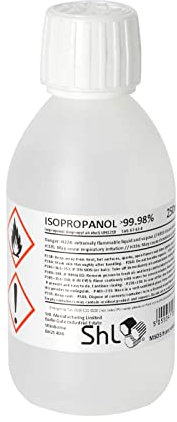 SHL BRAND ISOPROPANOL IPA Isopropyl Alcohol 99.9% Pure (250ml)