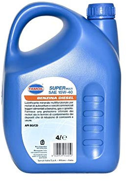 TAMOIL 9565 Olio per Auto Superm 15W40 B-D Lt.4